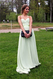 Fabulous Floor Length Sweetheart Long Prom Chiffon Dresses,Evening Dresses,SIMI336