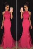 Evening Prom Dresses, Pink Mermaid Long Party Prom Dress,Formal Prom Dresses,SVD352