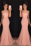 Evening Prom Dresses, Pink Mermaid Long Party Prom Dress,Formal Prom Dresses,SVD352