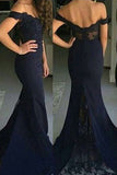 Popular Off Shoulder Mermaid Prom Dresses,Newest Bridesmaid Dresses,Cocktail Prom Dresses,SVD380