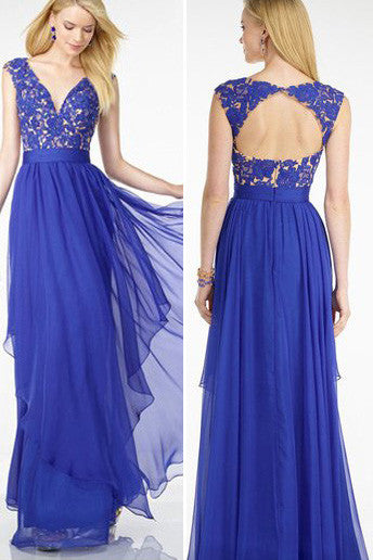 royal blue prom dresses