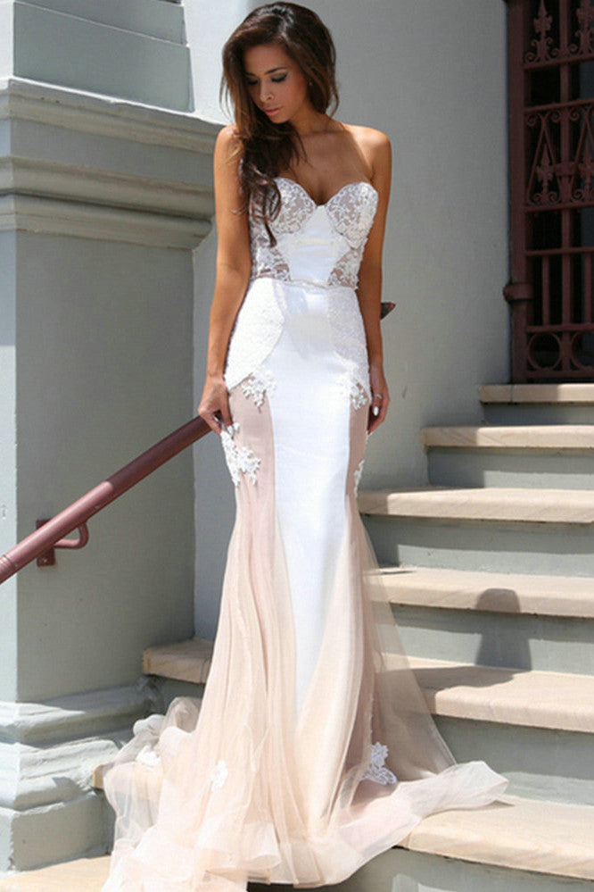 Blush Pink Mermaid Prom Dress,Sweetheart Prom Dresses with Sweep Train Simidress Blush Pink Mermaid Prom Dress,Sweetheart Prom Dresses with Sweep Train Simidress