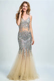 Sweetheart Mermaid Open Back Prom Dress Evening Dress With Beading, SVD332