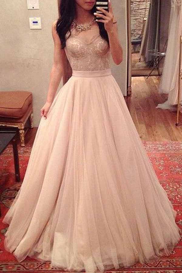 Cute Ivory Tulle Puffy Ball Gown Lace Bodice Sweetheart Wedding Dress, SW213|simidress.com