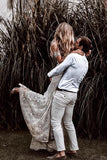 Ivory Rustic Boho Lace Sweetheart Neck Beach Wedding Dresses, Bridal Dress, SW272 | cheap lace wedding dresses | wedding dresses near me | plus size wedding dresses | boho wedding dresses | wedding dresses stores | Simidress.com