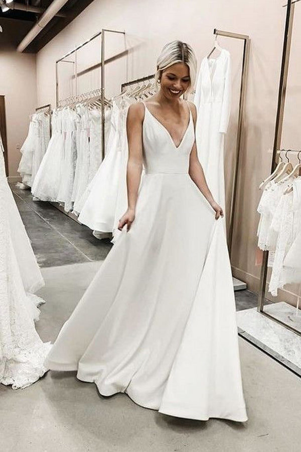 V-neck Newest Long Bridesmaid Dresses, Spaghetti Straps 2020 Bridesmaid Dresses V-neck Newest Long Bridesmaid Dresses, Spaghetti Straps 2020 Bridesmaid Dresses