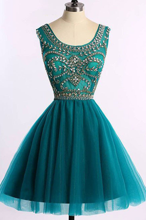 Short Hunter Prom Dress with Beading, Cheap Green Homecoming Dress Simidress Short Hunter Prom Dress with Beading, Cheap Green Homecoming Dress Simidress