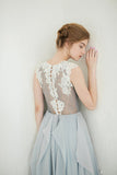 Fabulous Cheap Lace Tulle Wedding Dress Boho Bridal Dress, SW99