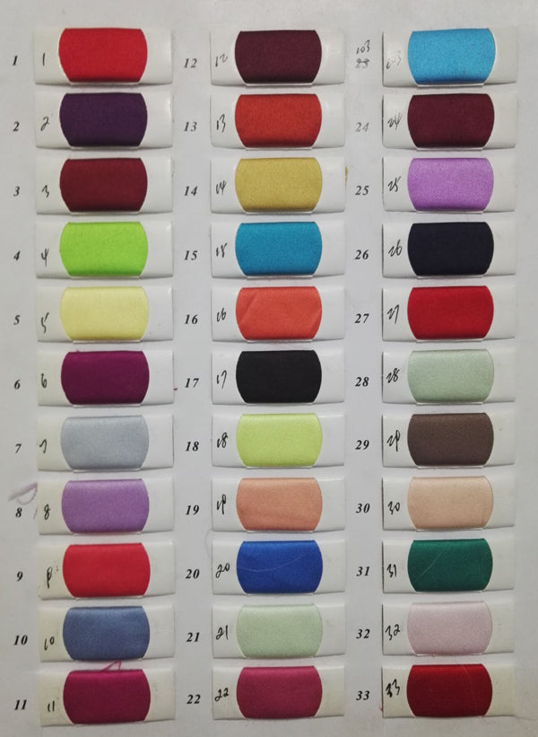 Satin Color Swatch from simidress.com