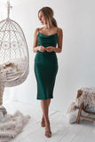 Sheath Spaghetti Straps Knee Length Prom Dress, Short Homecoming Dress, SH568 | green homecoming dresses | school event dresses | graduation dress | party dresses short | www.simidress.com