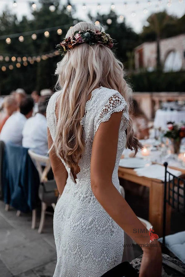 Whimsical Boho Wedding Dresses Lace Long Sleeve GYPSY Striking Bridal –  TANYA BRIDAL