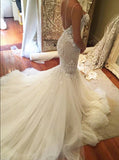 Mermaid Lace Sweetheart Neck Court Train Wedding Dresses, Bridal Dress, SW404 | mermaid wedding dresses | lace wedding dresses | wedding dresses stores | sexy wedding dresses | cheap wedding dresses | simidress.com