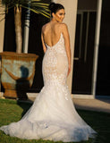 Mermaid Lace Sweetheart Neck Court Train Wedding Dresses, Bridal Dress, SW404 | cheap wedding dresses | bridal shops near me | boho wedding dress | mermaid wedding dress | simidress.com