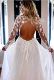 Long sleeves wedding dresses | cheap lace wedding dress | wedding dresses near me | simidress.com