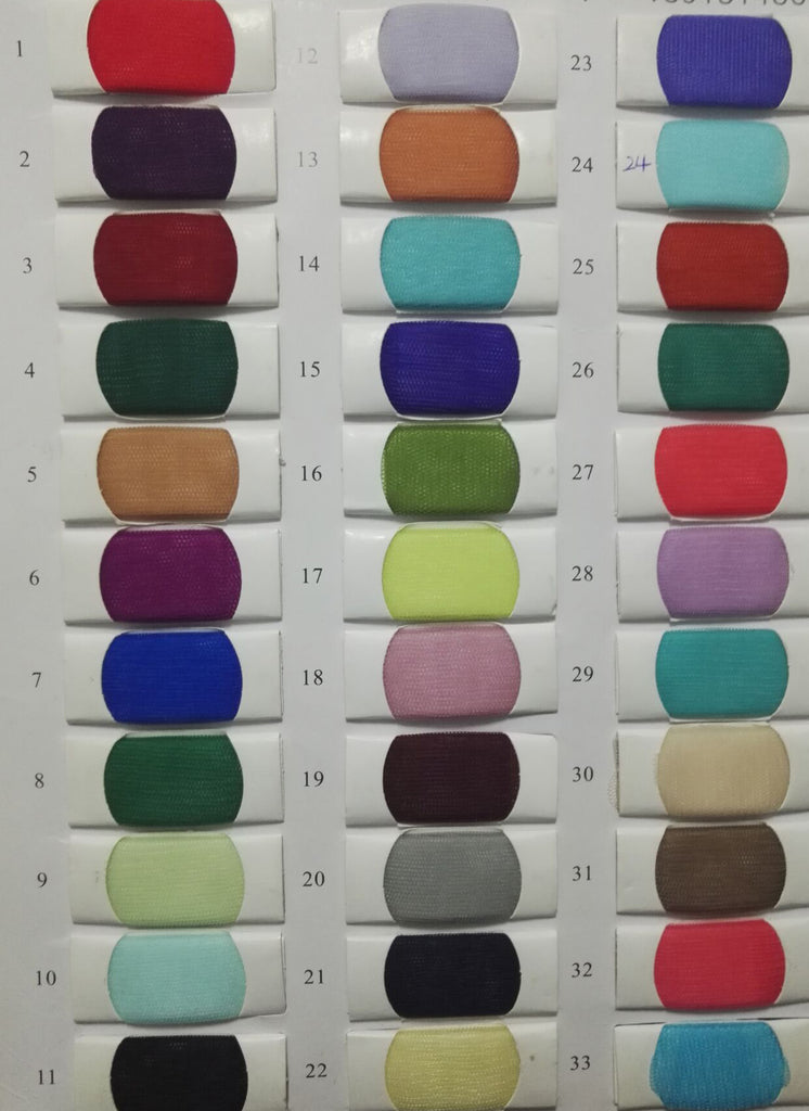 Tulle Color chart 2 | www.simidress.com