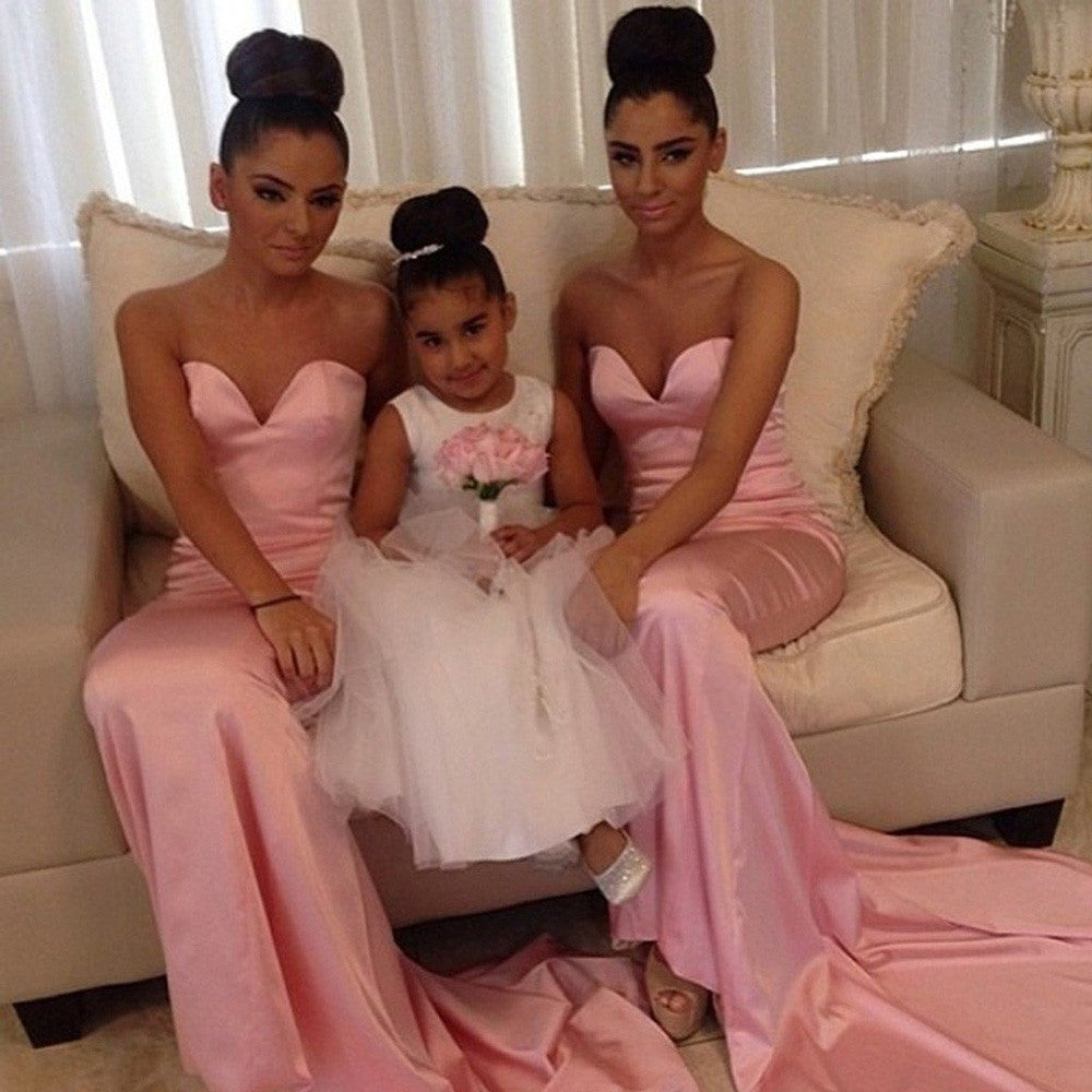 Pink Wedding Guest Dresses for Maid of Honor,Mermaid Bridesmaid Dress – Simidress Pink Wedding Guest Dresses for Maid of Honor,Mermaid Bridesmaid Dress – Simidress