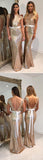 Elegant Shinning Sequin Mermaid Bridesmaid Dresses,Long Cheap Wedding Party Dress,SVD494