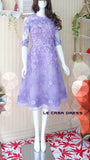 Elegant Lace Short Prom Dress,Homecoming Dress,Party Dress For Girls,SVD596