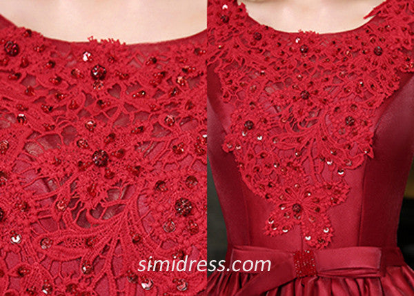 Fabulous Red Long Prom Dresses,Perfect Party Dresses,2017 New Arrival Prom Gowns,SIM619