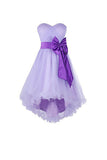 High low Homecoming Dresses, Short Prom Dresses, Tulle Homecoming Dresses