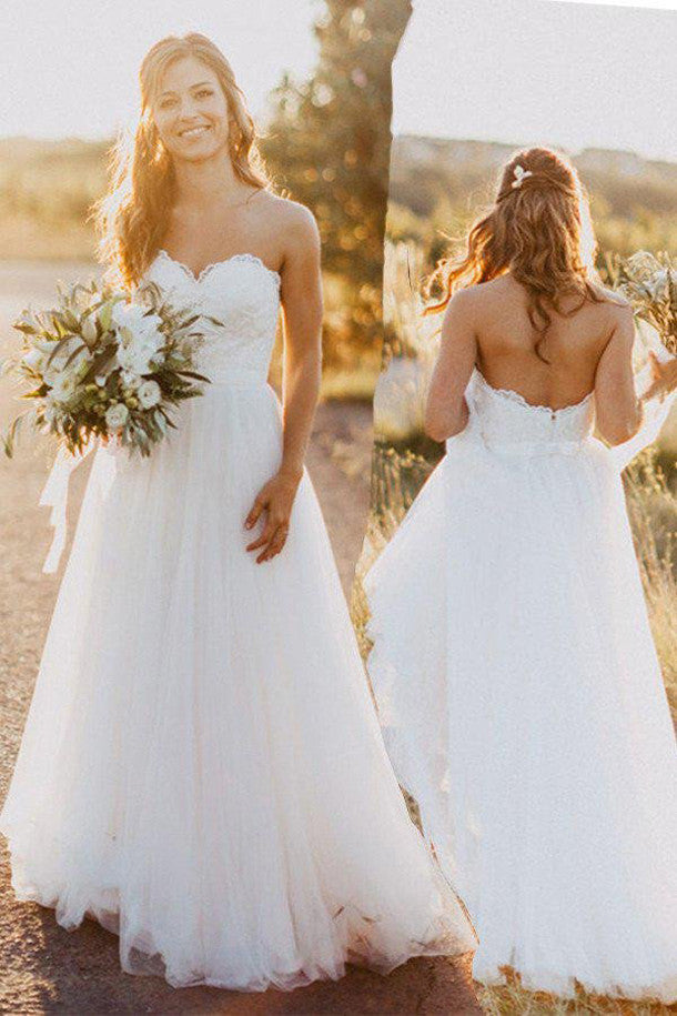 beach wedding dresses
