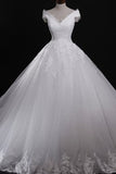 Lace Wedding Dresses,Classic Style Off Shoulder Lace Up Vantage Wedding Gowns,SVD509