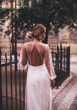 Long sleeves wedding dresses - Simidress